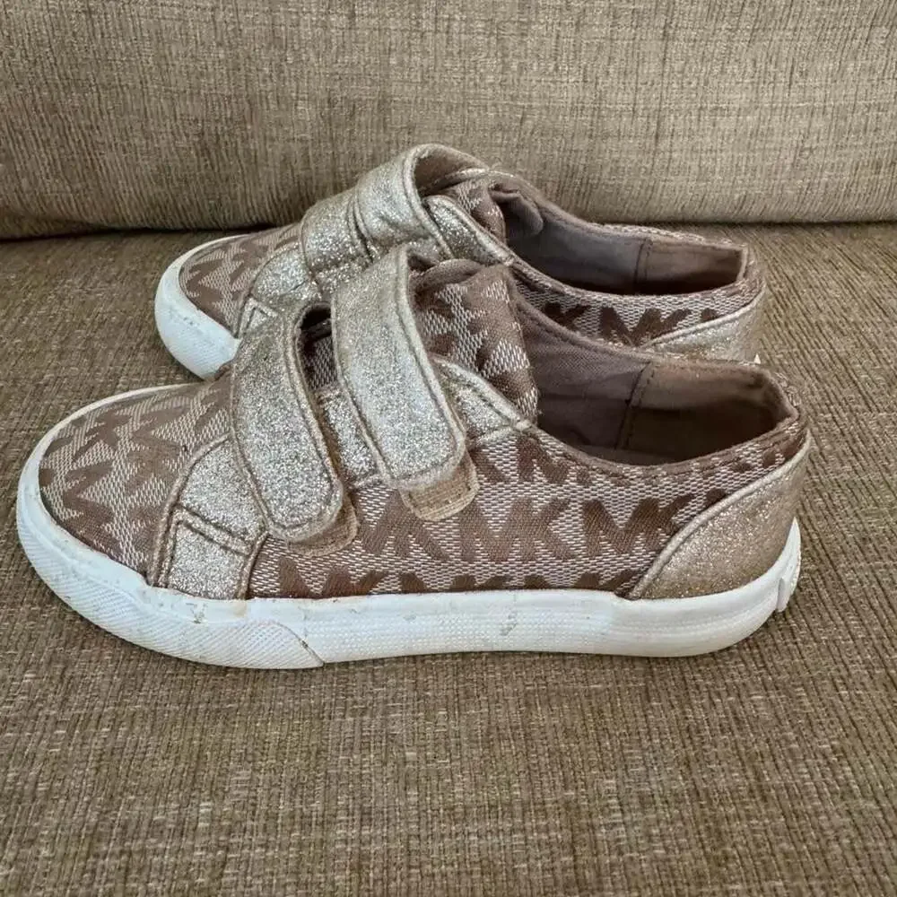 Michael Kors Kids Glitter Logo Sneakers
